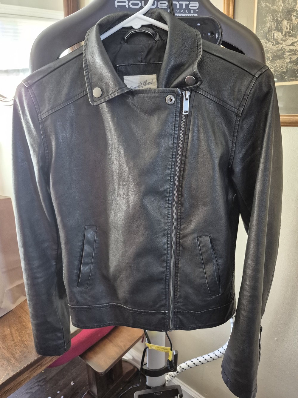 Universal Thread Black Leather Moto Jacket